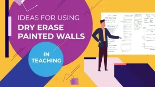 IDEAS FOR USING DRY ERASE PAINTED WALLS IN TEACHING