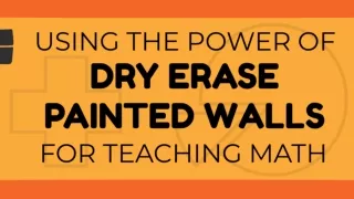 USING THE POWER OF DRY ERASE PAINTED WALLS FOR TEACHING MATH