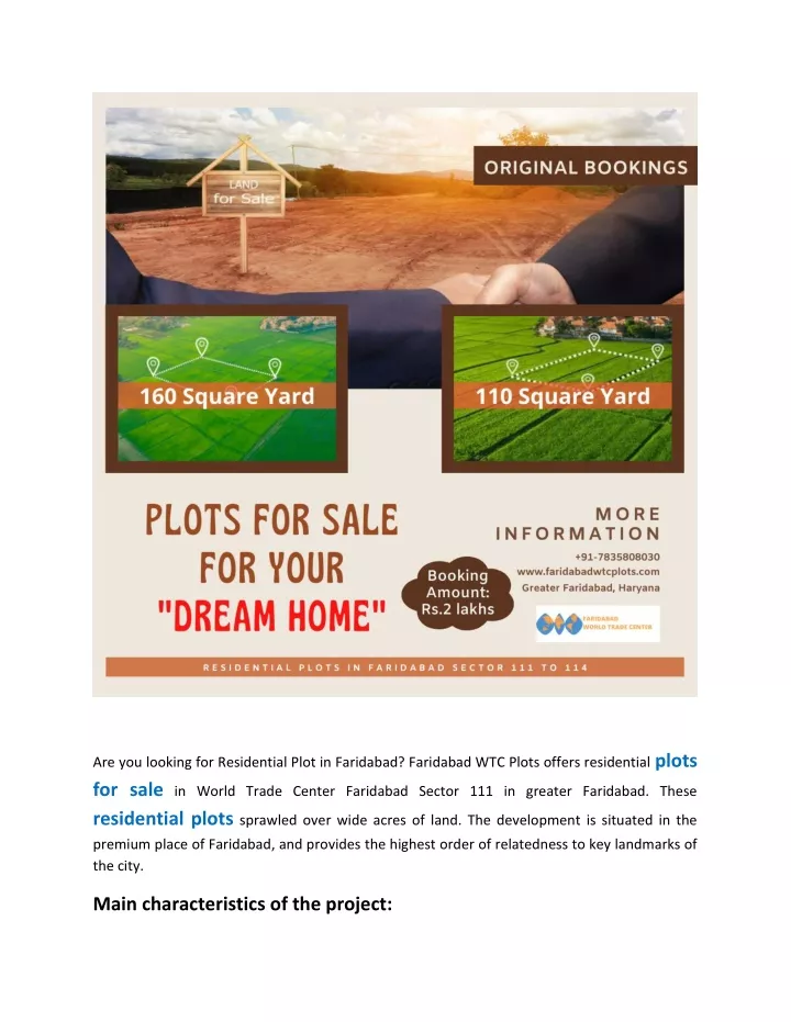 are you looking for residential plot in faridabad