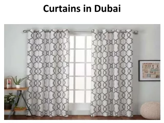 curtains in dubai