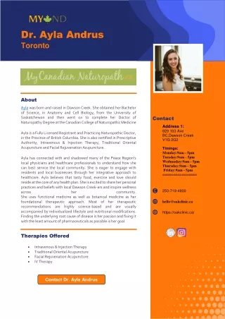 dr ayla andrus toronto