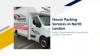house packing services in north london