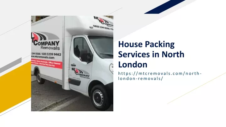 house packing services in north london