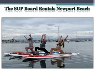 The SUP Board Rentals Newport Beach