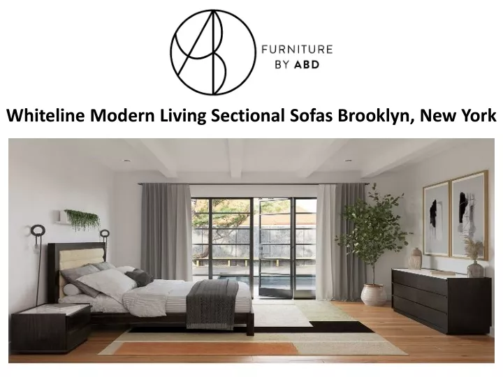 whiteline modern living sectional sofas brooklyn