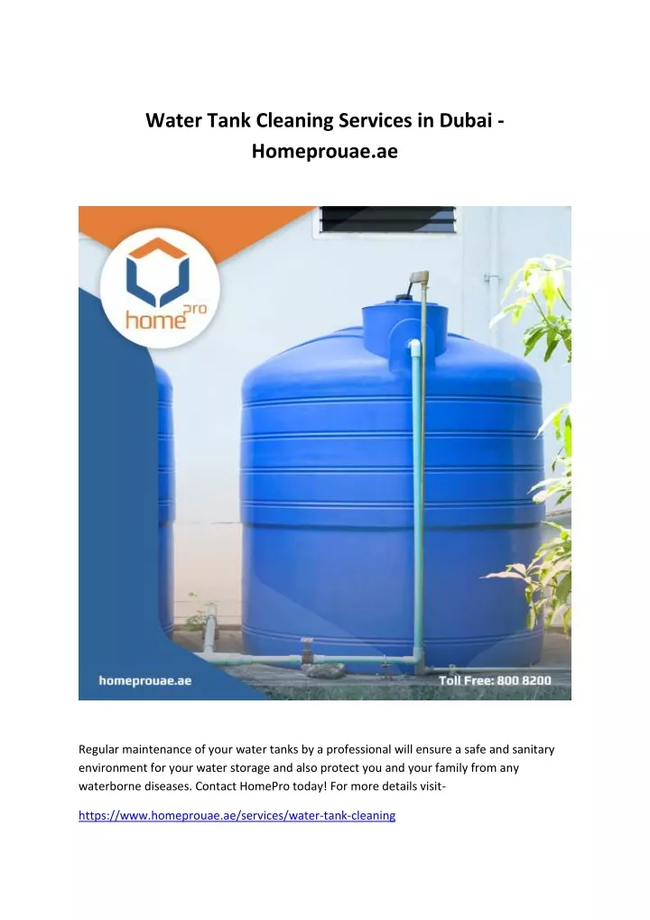 water tank cleaning services in dubai homeprouae