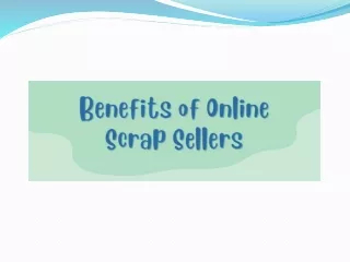 Benefits of Online Scrap Sellers - Kabadi Plus