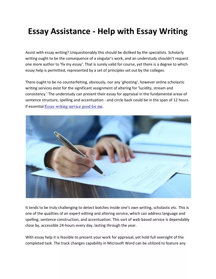 essay writing assistance