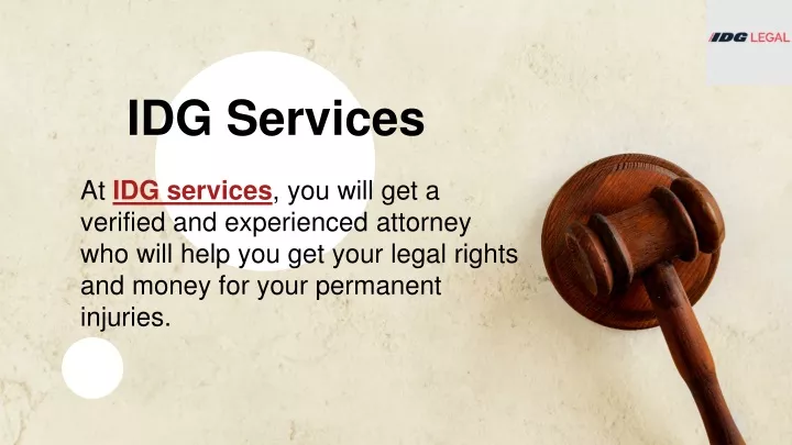 idg services