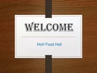 welcome