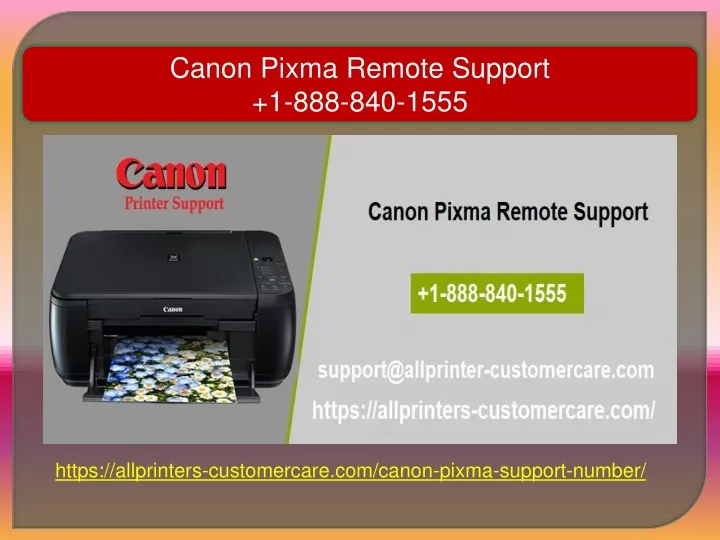 canon pixma remote support 1 888 840 1555