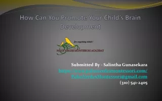how can you promote your child s brain development