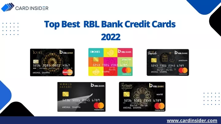 top best rbl bank credit cards 2022