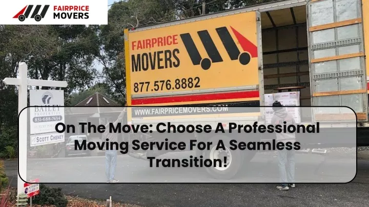 on the move choose a professional moving service
