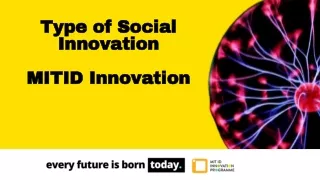 type of social innovation mitid innovation
