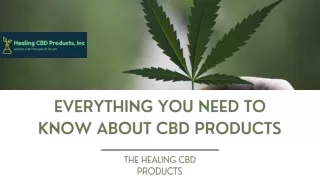 Shop CBD Products Online For A Healthy Lifestyle