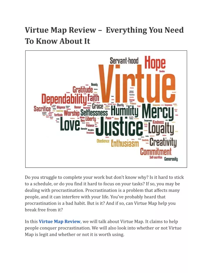 virtue map review everything you need to know