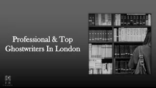 Why You Should Hire A Top Ghostwriter In London?