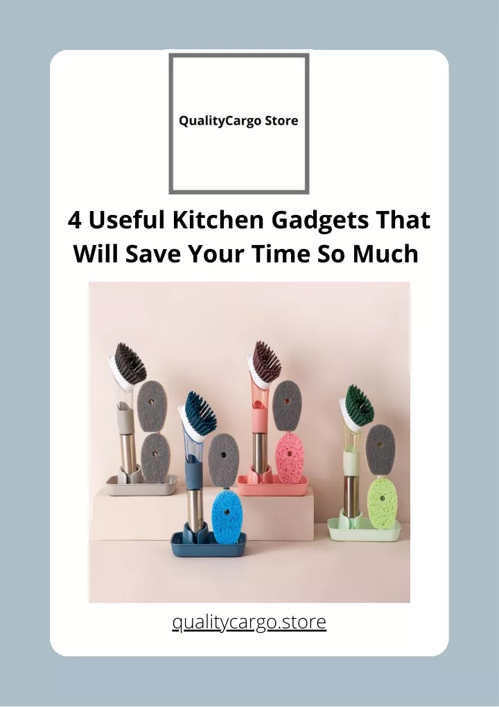 4 useful kitchen gadgets that will save your time