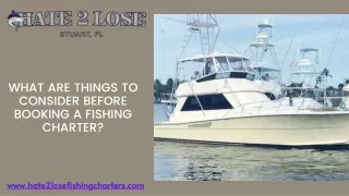 What Things To Consider Before Booking A Tuna Fishing Trips