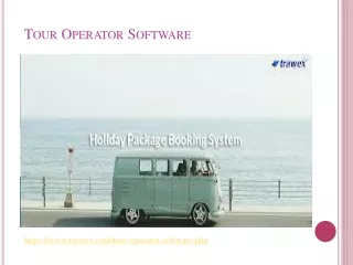 tour operator software