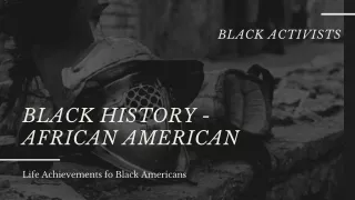 black activists