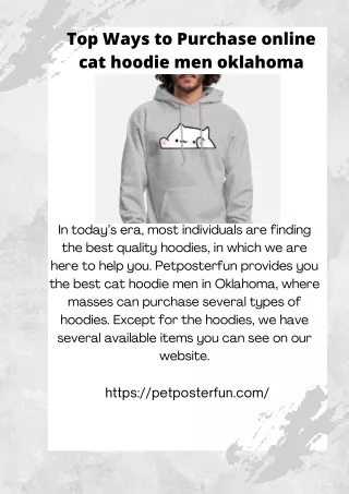 Top Ways to Purchase online cat hoodie men oklahoma