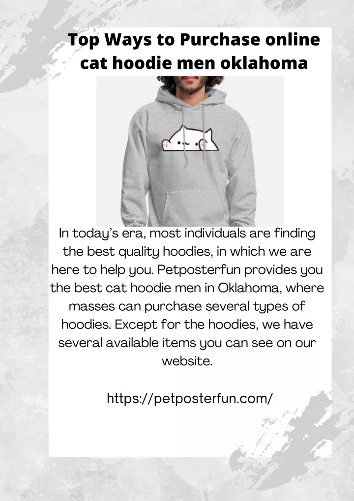 top ways to purchase online cat hoodie