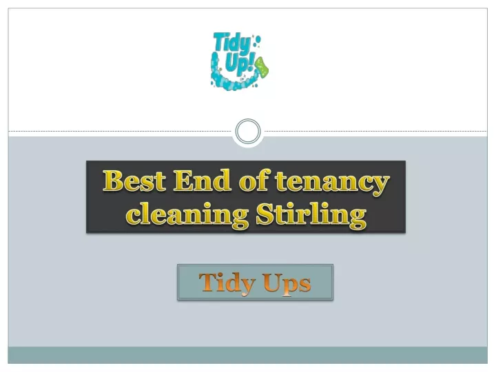 best end of tenancy cleaning stirling