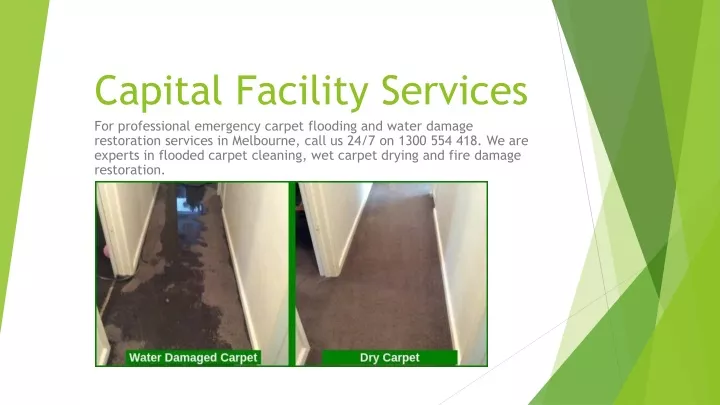 capital facility services for professional