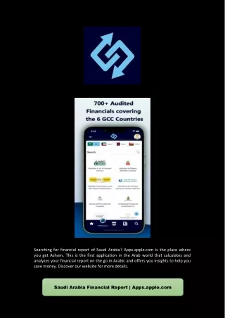 Saudi Arabia Financial Report | Apps.apple.com