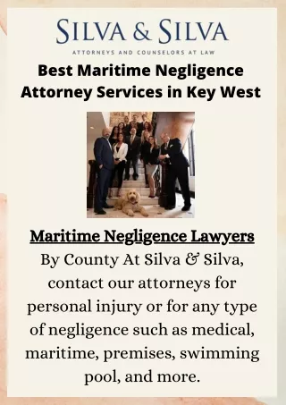 Best Maritime Negligence Attorney Service in FL