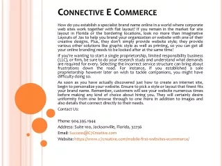 connective e commerce
