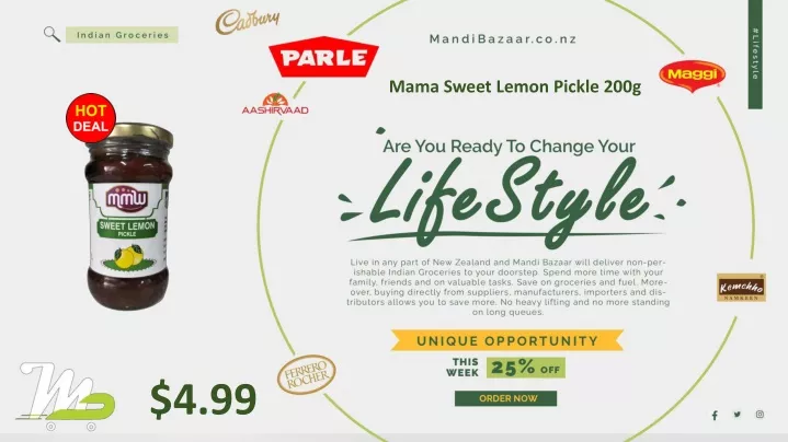 mama sweet lemon pickle 200g