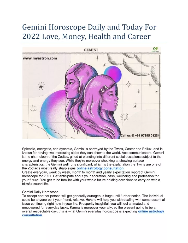 gemini horoscope daily and today for 2022 love