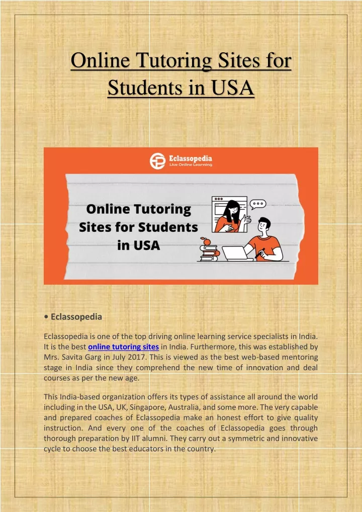 online tutoring sites for students in usa
