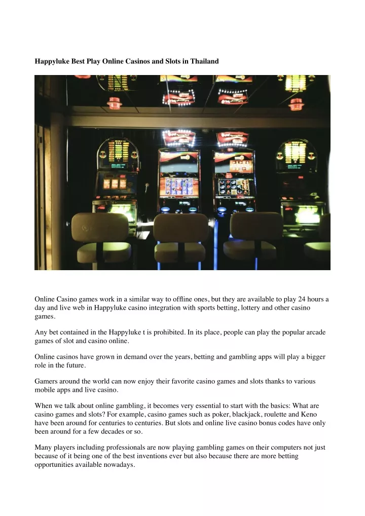 happyluke best play online casinos and slots