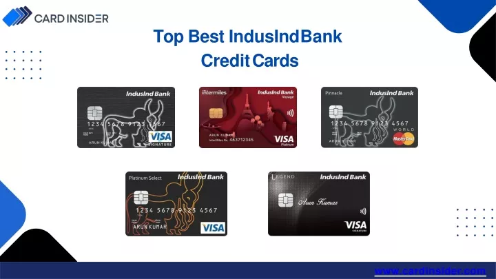 top best indusind bank credit cards