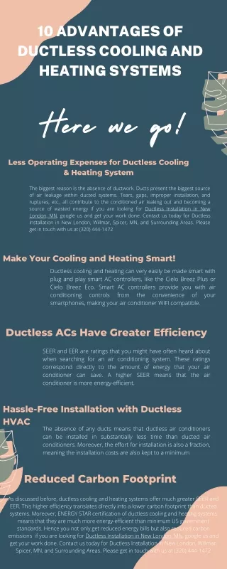 Ductless Installation in New London, MN