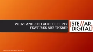 what android accessibility features are there