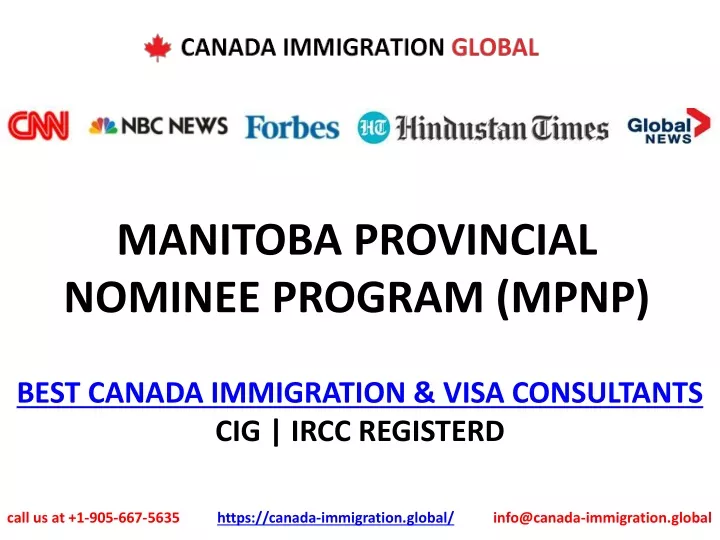 PPT - MANITOBA PROVINCIAL NOMINEE PROGRAM (MPNP) | Canada Immigration ...