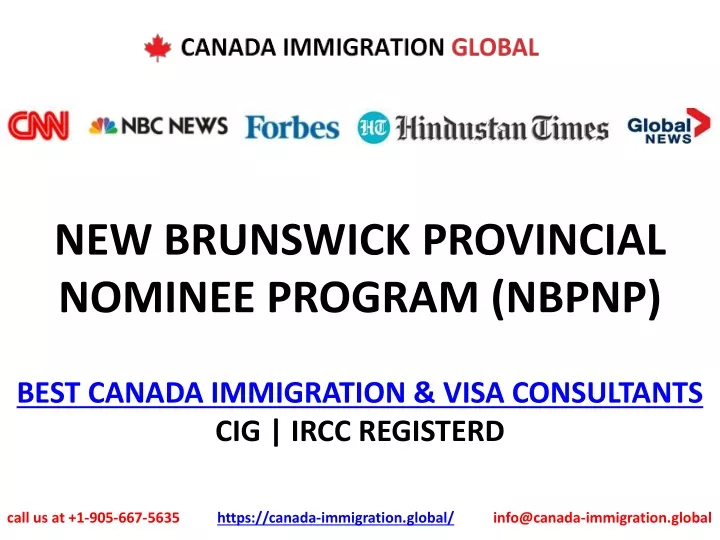 PPT - NEW BRUNSWICK PROVINCIAL NOMINEE PROGRAM (NBPNP) | Canada ...