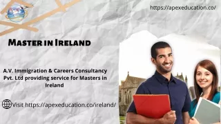 Masters in Ireland-Apex Study Abroad LLP.