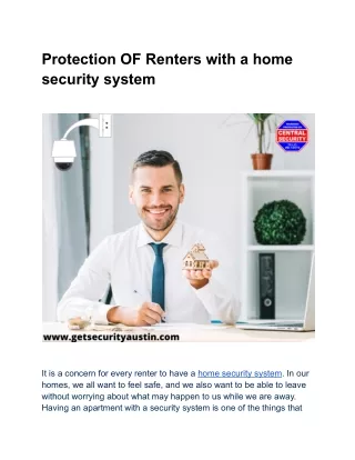 Protections  of a renter with home security system