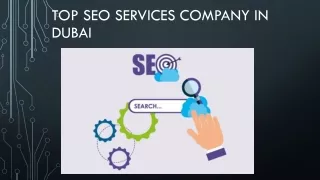 top seo services company in dubai