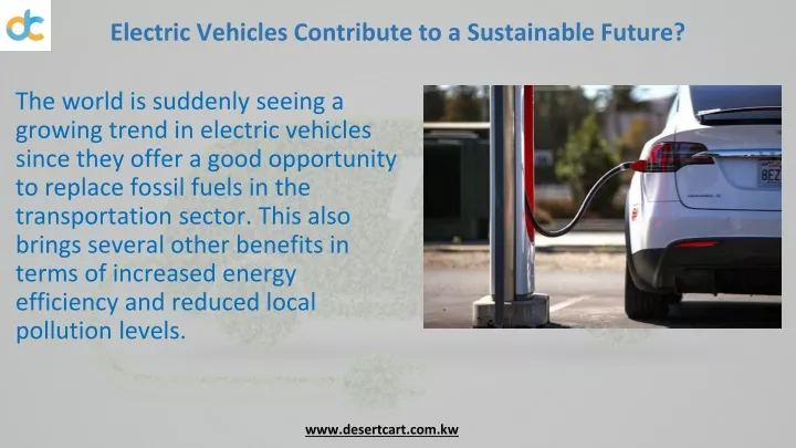 electric vehicles contribute to a sustainable future