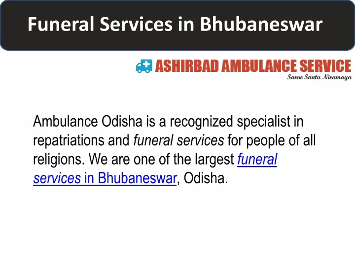 funeral services in bhubaneswar