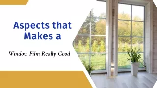 Keys to Choose the Right Window Film