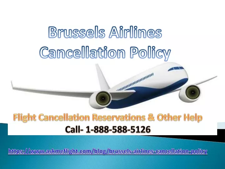 brussels airlines cancellation policy