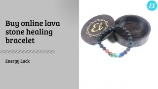 Buy online lava stone healing bracelet